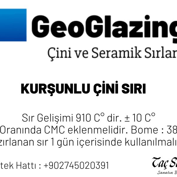 Kurşunlu Çini Sırı