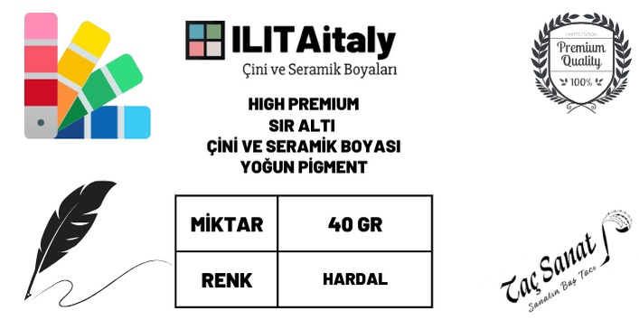 Hardal – Sır Altı Çini ve Seramik Boyası