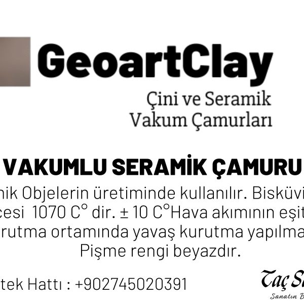 Vakumlu Seramik Çamuru