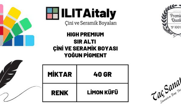 Limon Küfü – Sır Altı Çini ve Seramik Boyası
